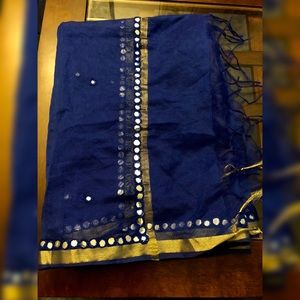 ROYAL BLUE SCARF